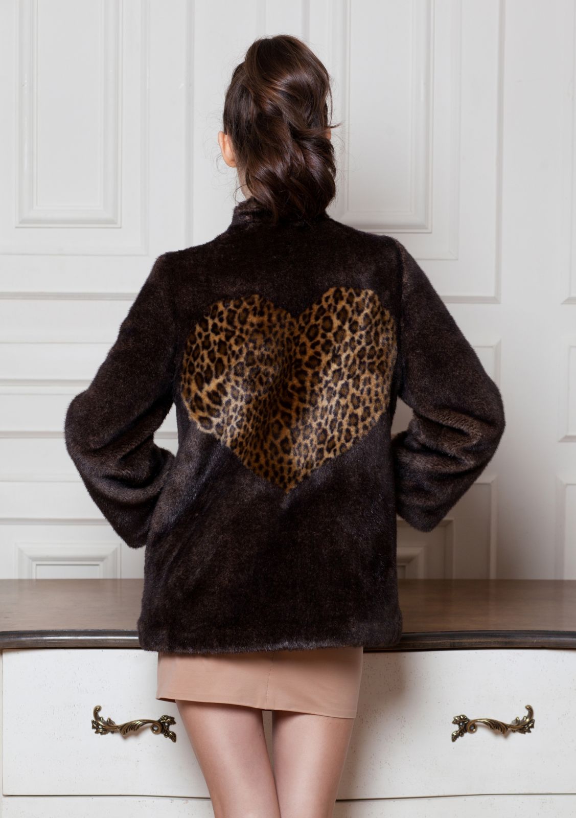 Photo #1 - Jacket eco fur Tissavel - mink cappuccino