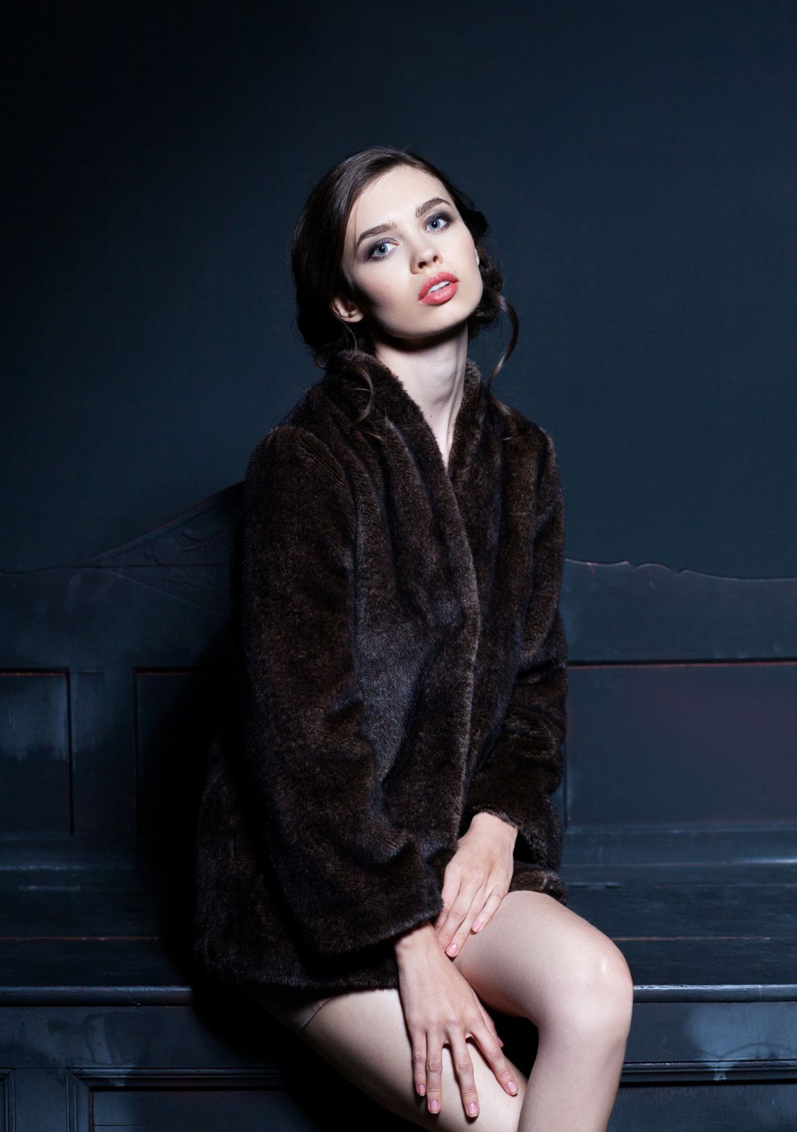 Photo #4 - Jacket eco fur Tissavel - mink cappuccino