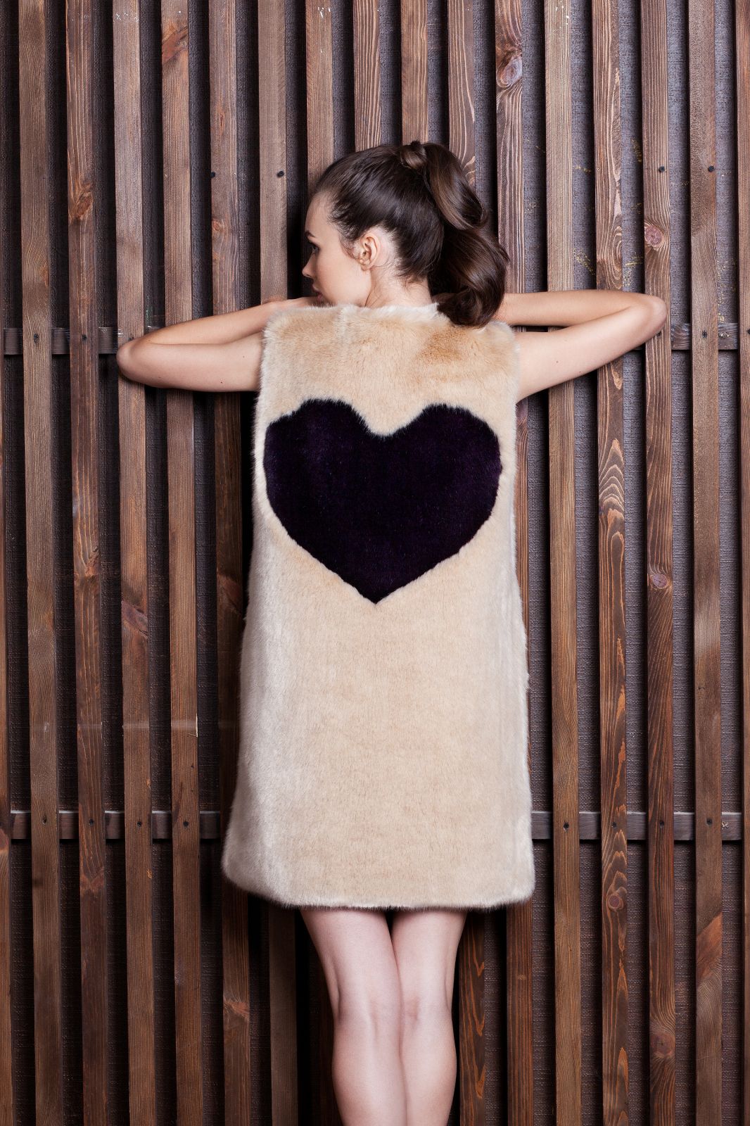 Photo #1 - Vest eco fur Tissavel - sable onyx