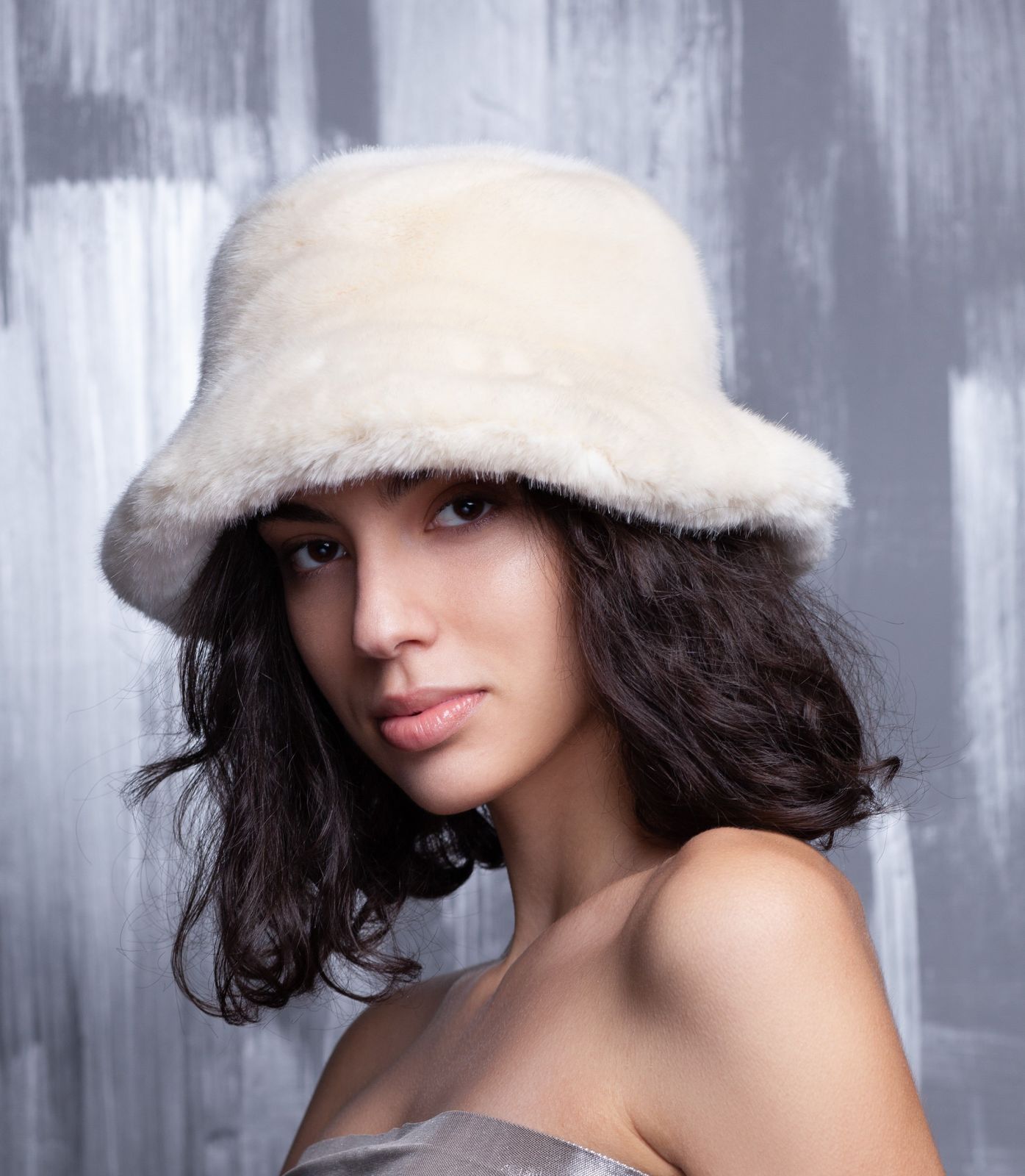 Photo #2 - Bucket hat mink pearl