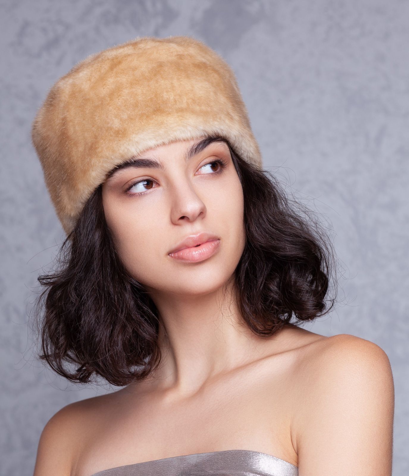 Photo #1 - Hat eco fur Tissavel - mink onyx