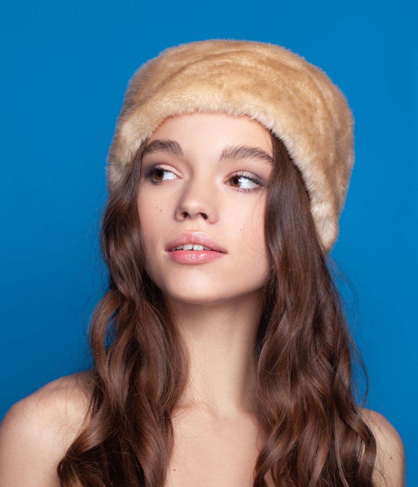 Photo #2 - Hat eco fur Tissavel - mink onyx