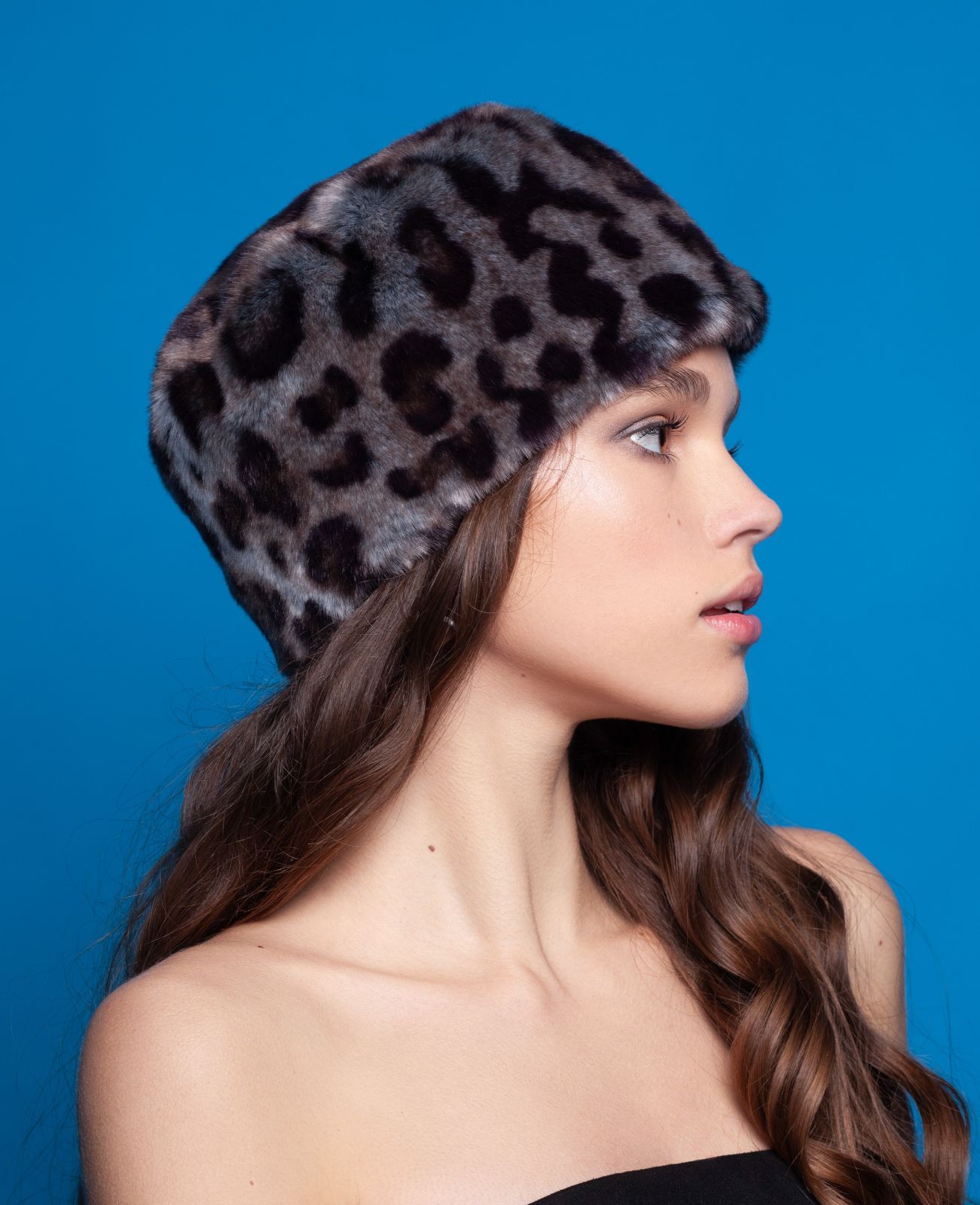Photo #2 - Hat eco fur Tissavel - snow leopard