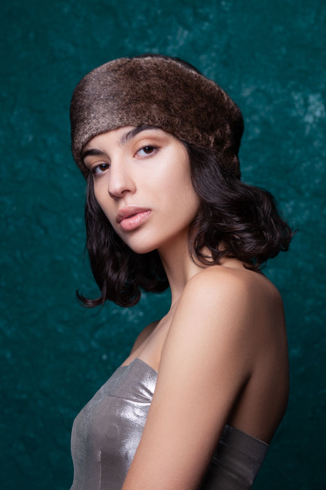 Photo #1 - Headband eco fur Tissavel - mink cappuccino