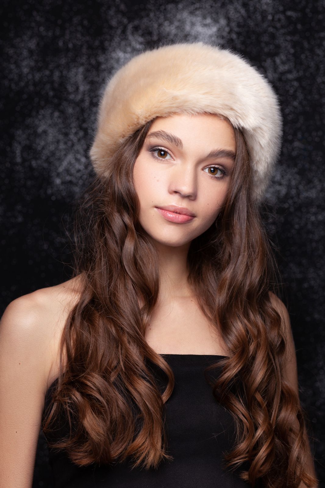 Photo #1 - Headband eco fur Tissavel - sable onyx