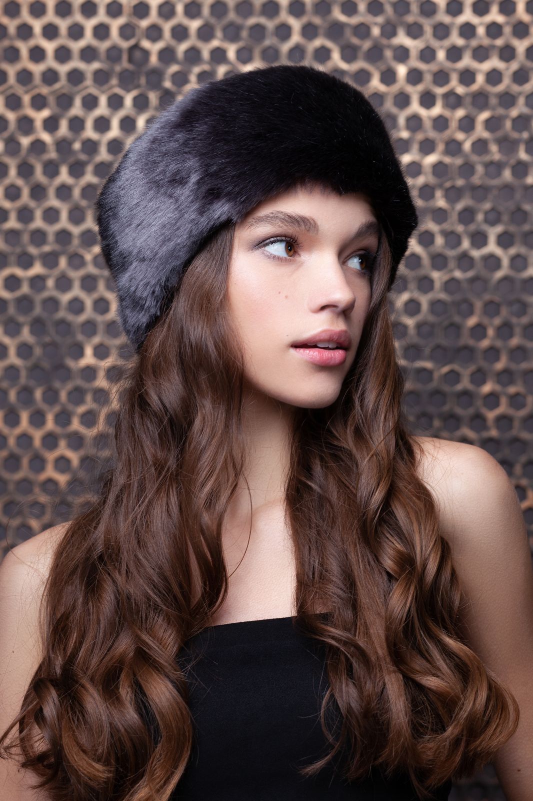 Photo #2 - Headband eco fur Tissavel - sable graphite